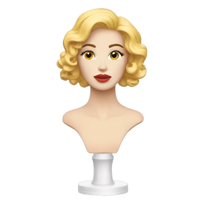 Mannequin parisienne à talons aiguille et cheveux long sticker