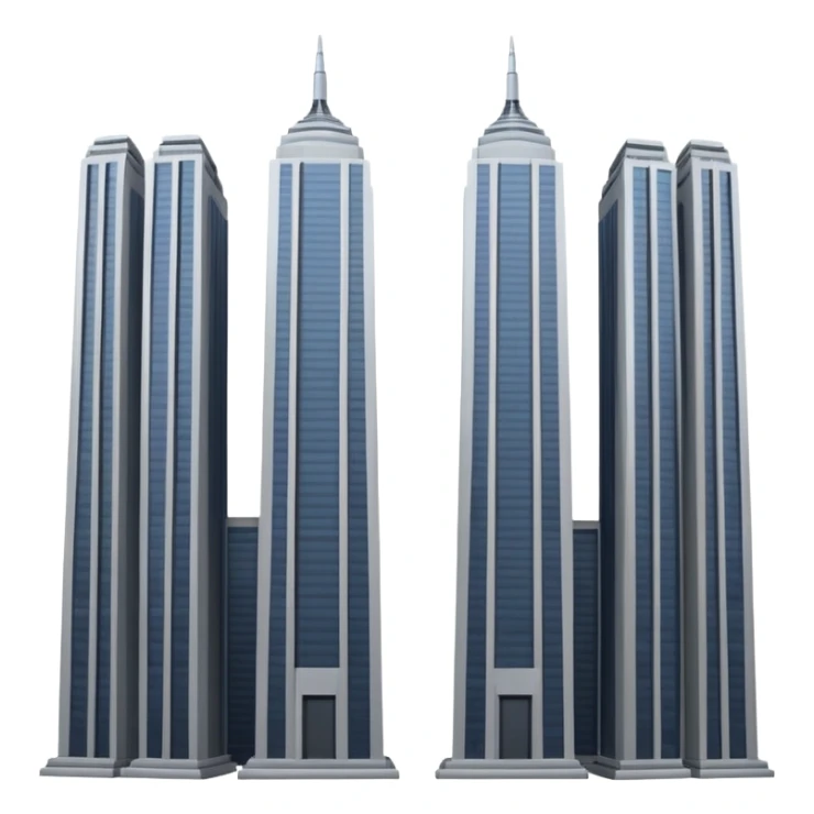 animated emoji of twin towers or 9/11 memes sticker