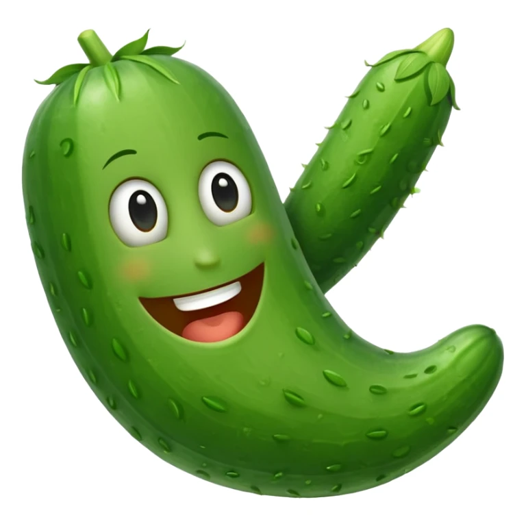 Larry the Cucumber from VeggieTales sticker
