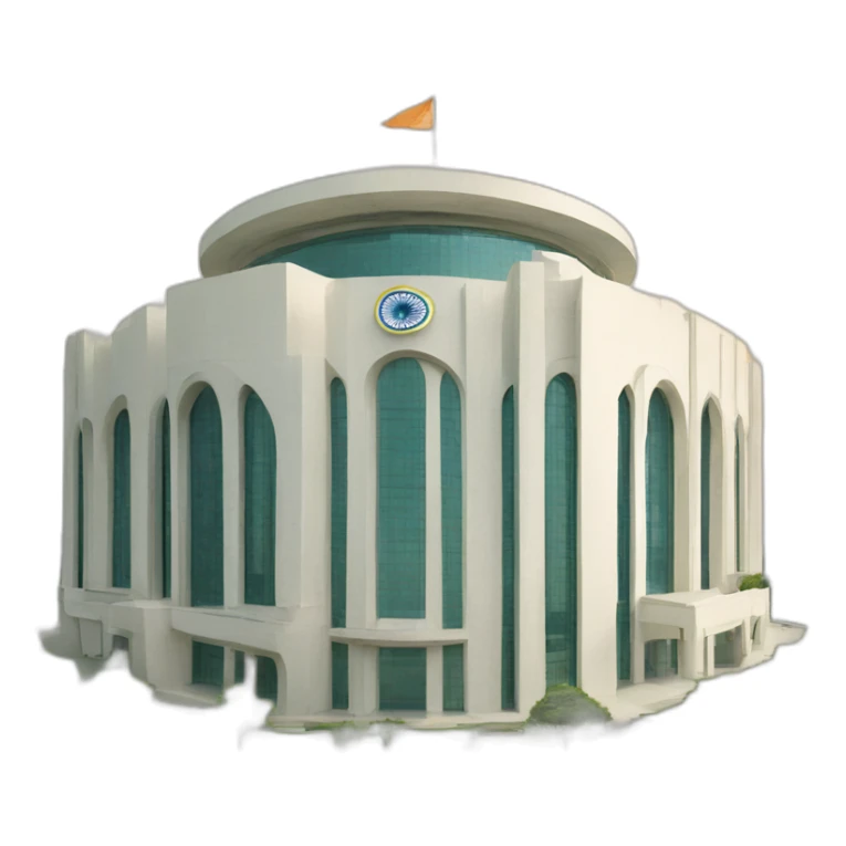 new lok sabha building Delhi India sticker