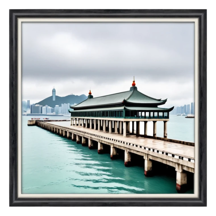 Hong Kong’s Queen’s Pier sticker