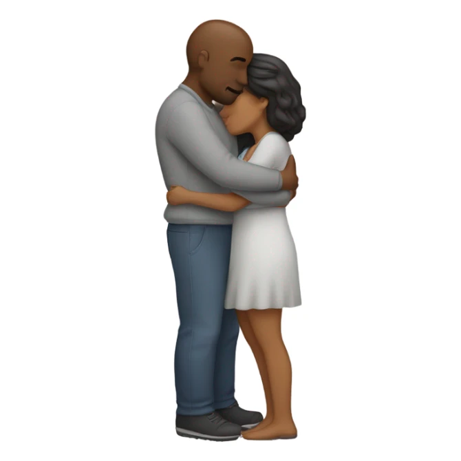 Kissing wife sticker