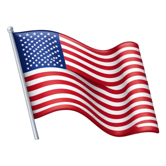 upside down American flag with stars and stripes visible sticker