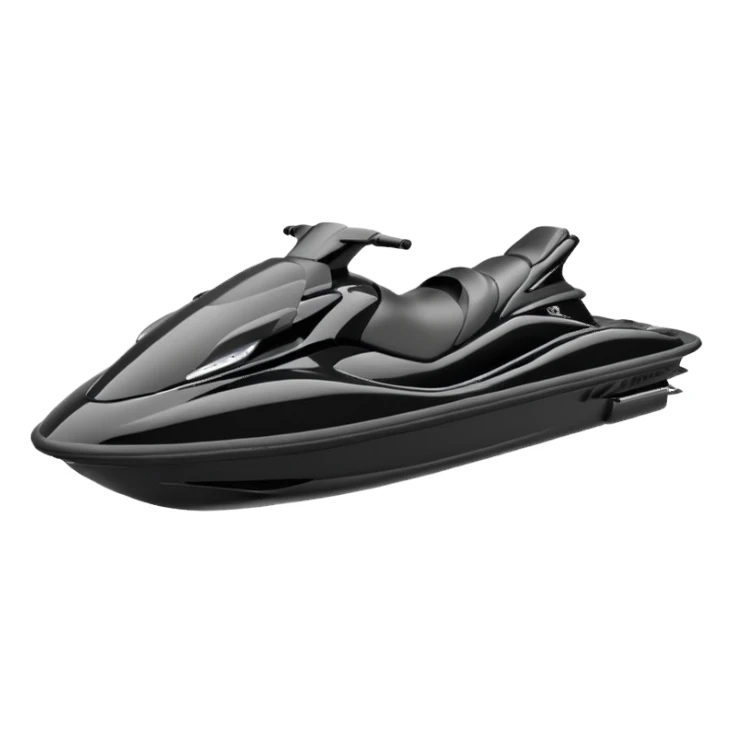 Outline of jetski sticker