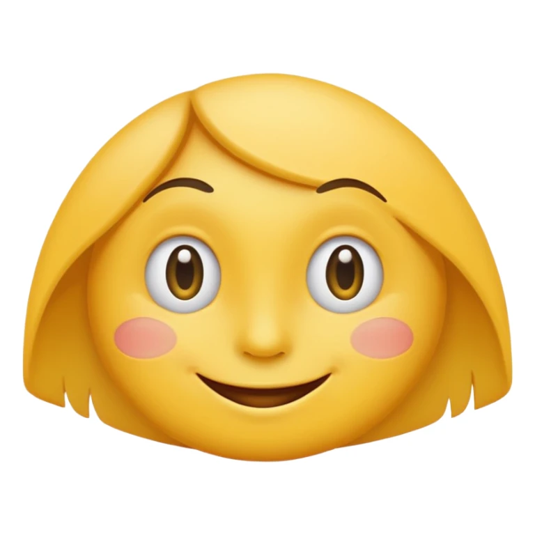 Profile smilie side eyed one eye sticker