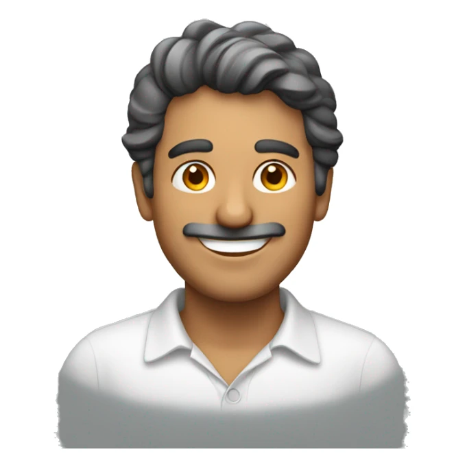 Smiling Italian man sticker
