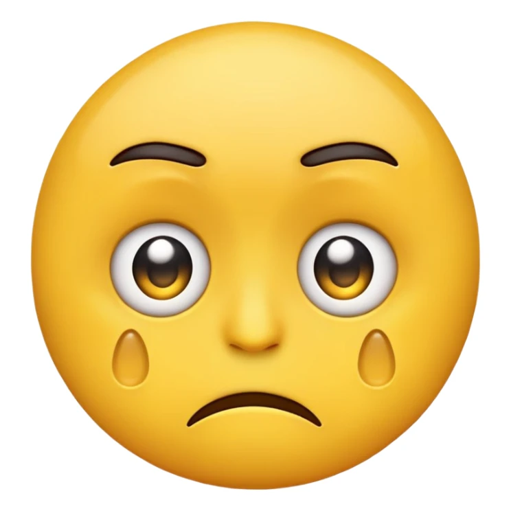 An emoji that is upset becuase it was told no sticker