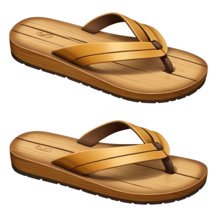 japanese wooden sandals sticker