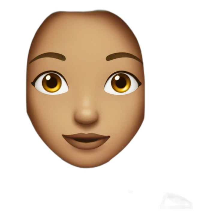 Not naked girl, wink sticker