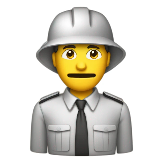 Un homme qui tape au marteau sur un firewall sticker