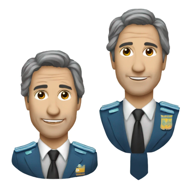 javier milei president of argentina sticker