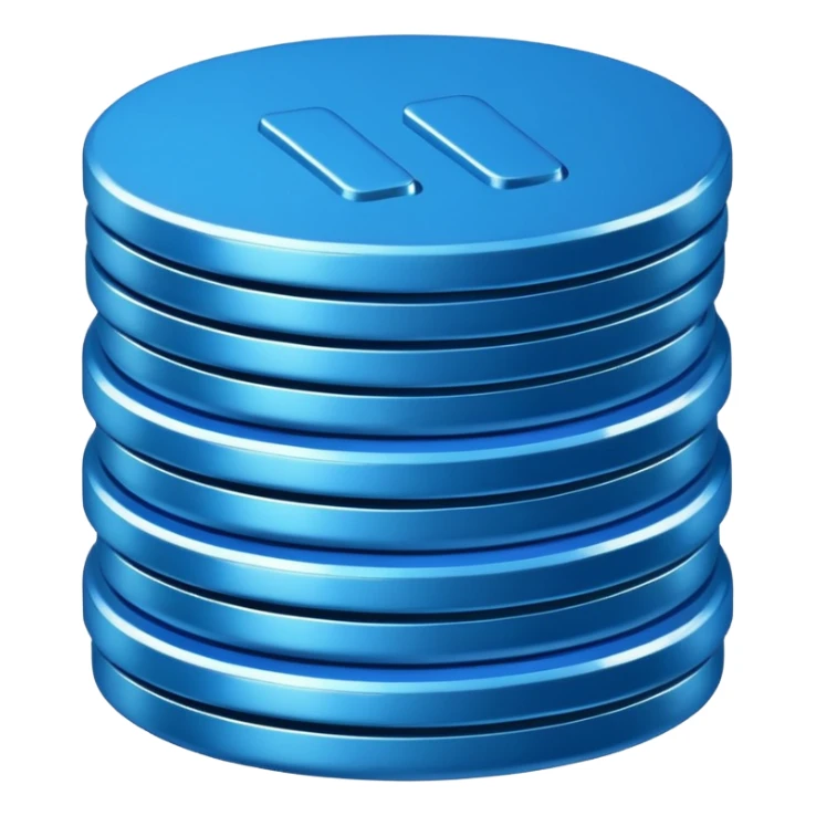 blue coins credit pack sticker