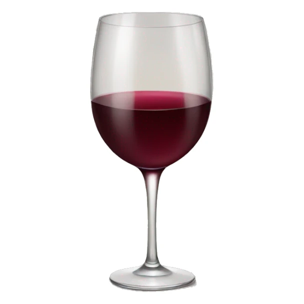 glass of red wine sticker
