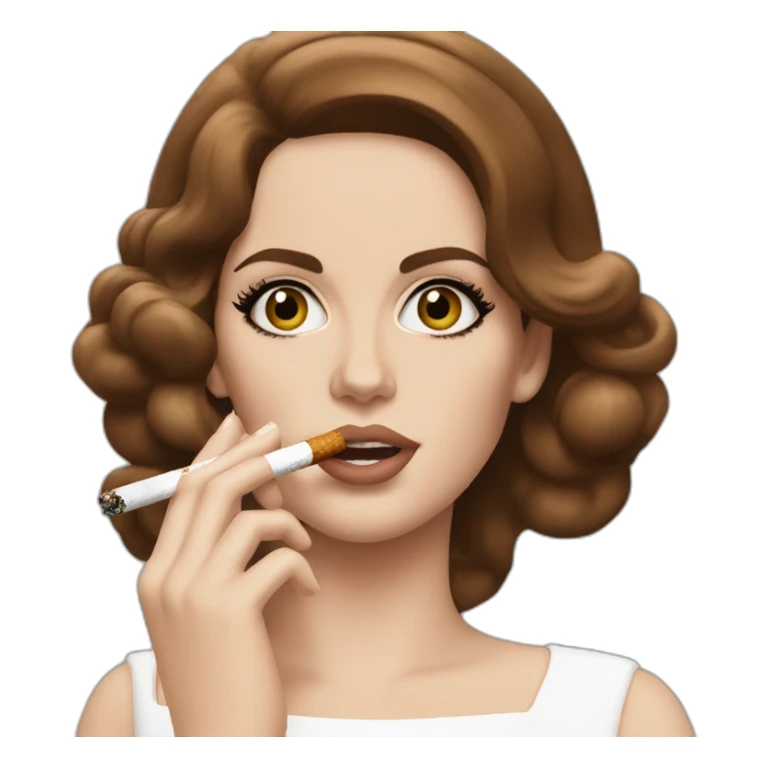 Lana del rey charismatic holding her cigaret sticker