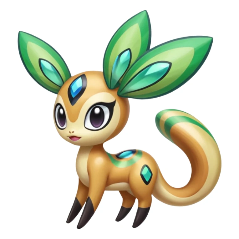 Colorful Exotic Meloetta-Keldeon-Kirby-Fakémon-creature-hybrid sticker