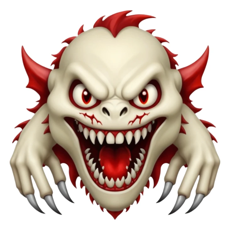 Un monstre super dangereux sanguinaires  sticker