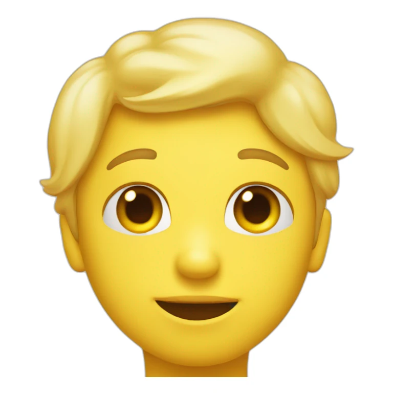 yellow face emoji saying thank you sticker