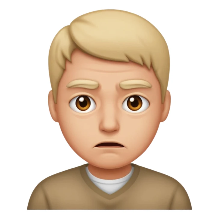 Make a emoji of a person saying "Ew" sticker