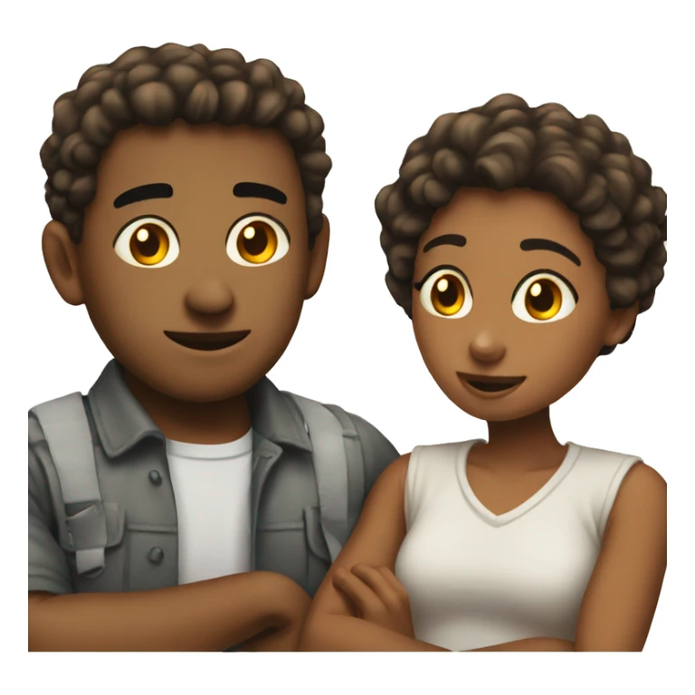 A hetero couple that is broke sticker