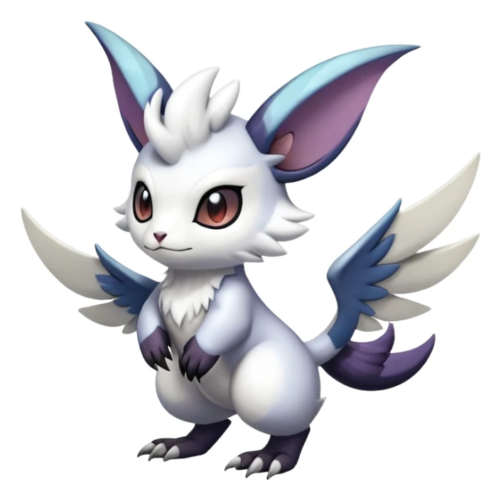 Shiny Furret-Absol-Noivern-Hybrid (Full body) sticker