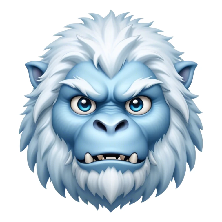 Cinematic Realistic WoW Yeti Portrait, head tilted epicly and inquisitively, showcasing a primal blend of raw might and mystical allure. His thick, shaggy fur in icy whites and pale blues and piercing ice-blue eyes are rendered in meticulous detail under dynamic, frosty lighting, high shine, epic and awe-inspiring, embodying the mystique of the frozen wilderness. sticker