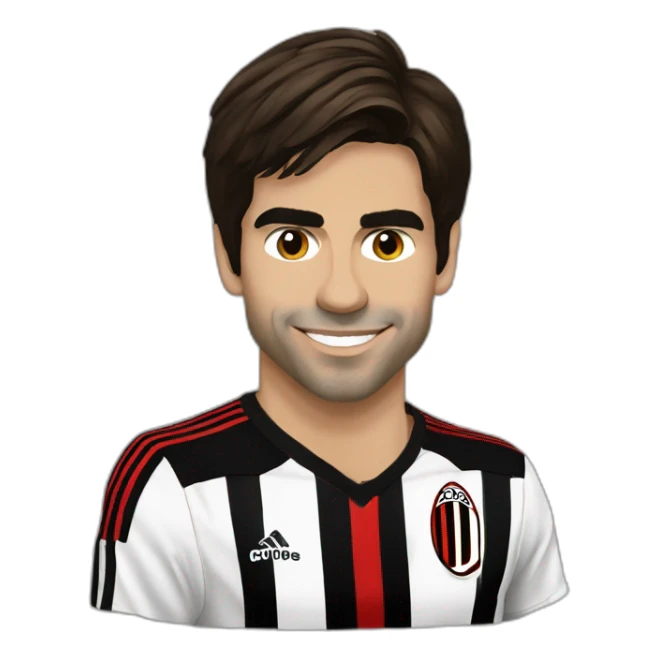 Ricardo Kaká en el milan sticker