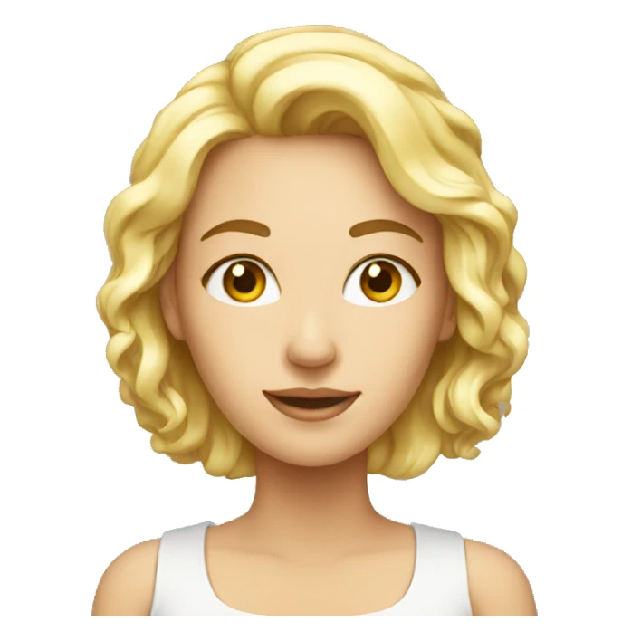 white woman holding 10000 dollars sticker