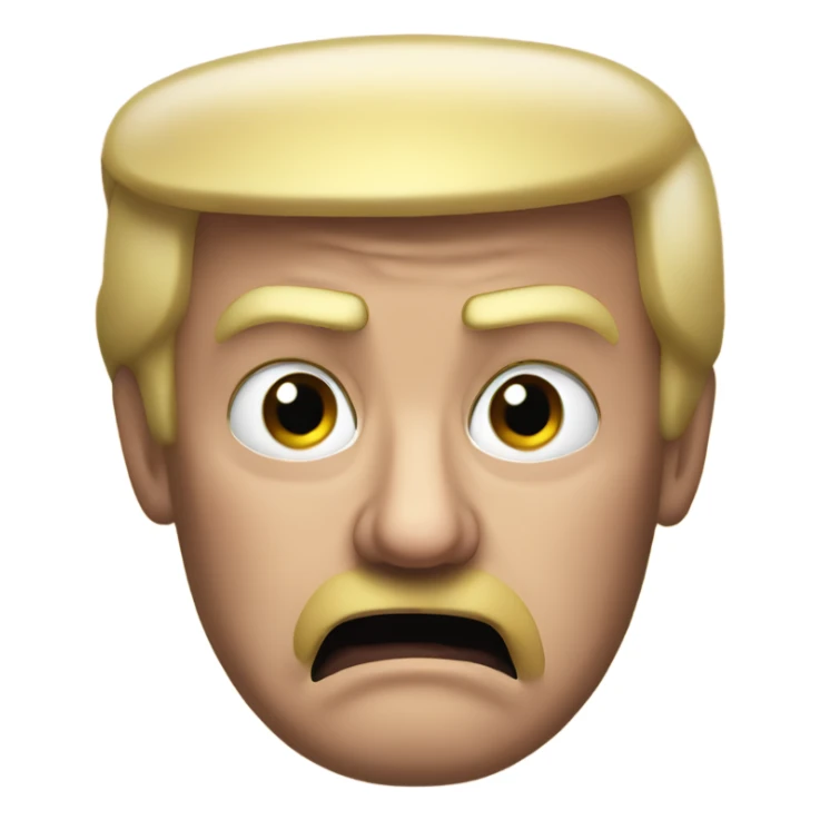 angry donald trump sticker