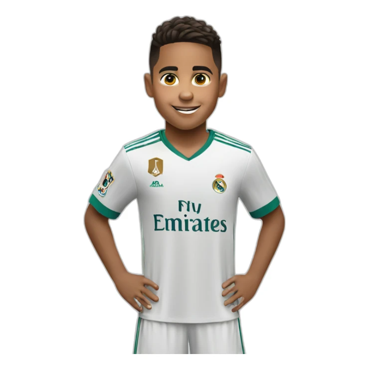 A kid who loves cristiano ronaldo  sticker