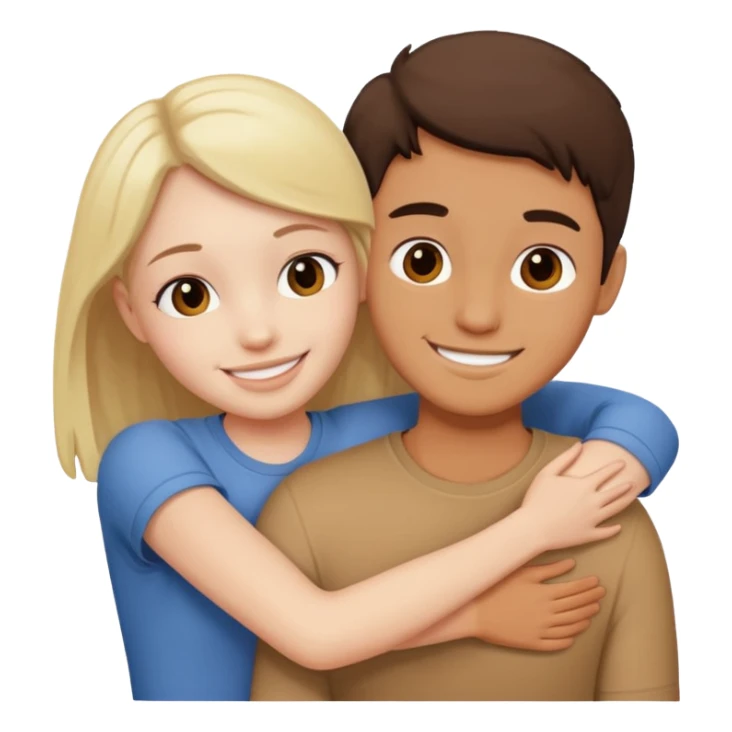 Two friends who miss each other sticker