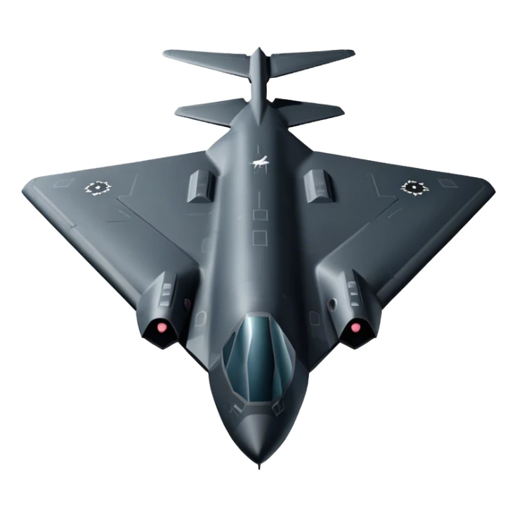 B-2 Spirit bomber - Northrop B-2 (Model Year: 2021) (Iconic colour: Stealth black) sticker