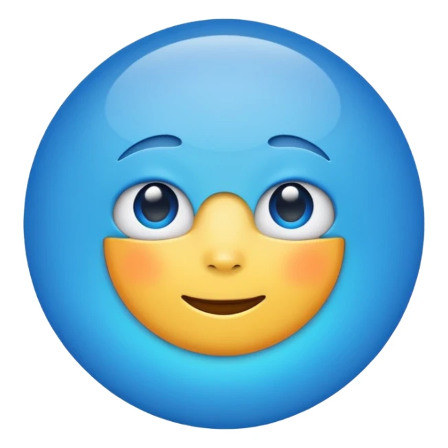 Create a verify parody badge  emoji with this ✅🔵 sticker