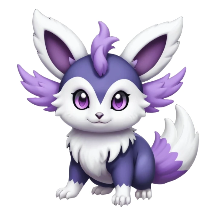 Shiny Furret-Absol-Noibat-Hybrid (Full body) sticker