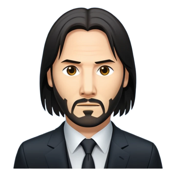 John wick emoji 100x100 pixel Up to 127 KB in size sticker