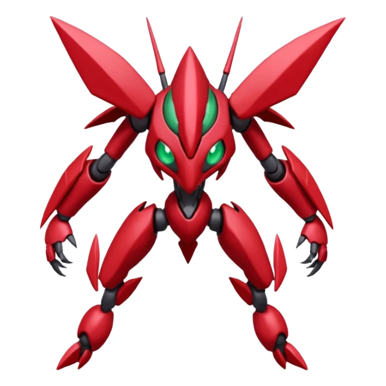 Inteleon-Scizor-Genesect-Bisharp-Pokémon-Fusion, full body sticker