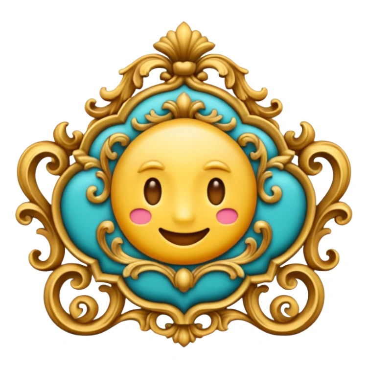 haz emojis rococo, que sean de color piel sticker