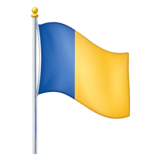 Un drapeaux tricolore , l'odre bleu blanc et jaune  sticker