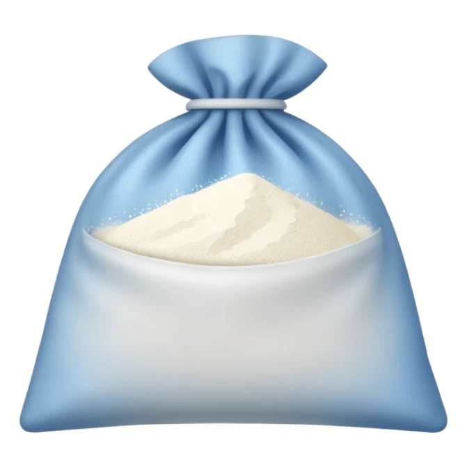 Small bag full of white powder sticker