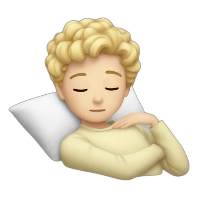 giorno giovanna sleeping sticker