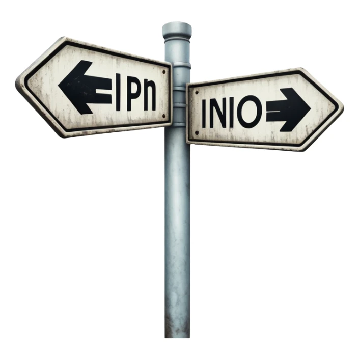 Wegbeschreibung sticker