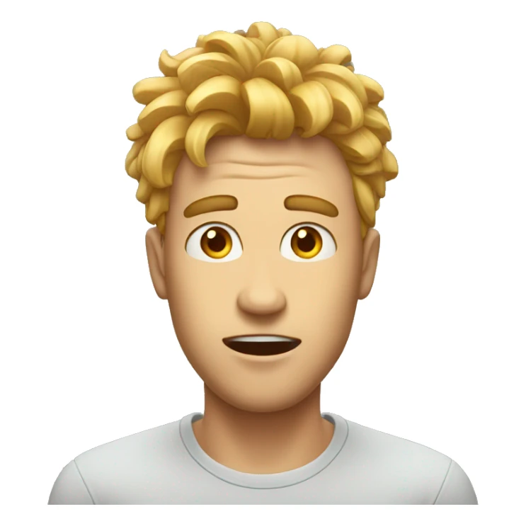 men or women with hand on his head with amazed reaction sticker