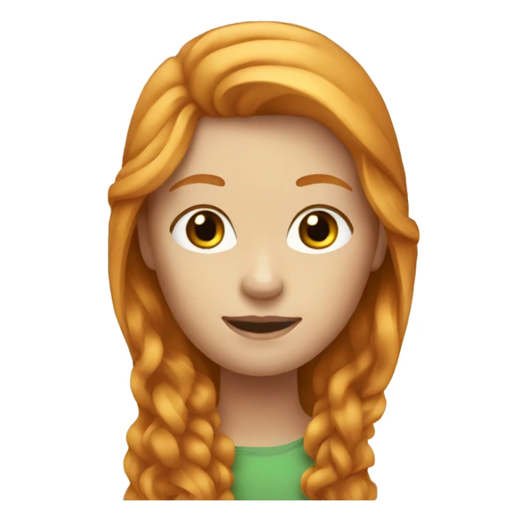 ginger and blonde girls long hair sticker
