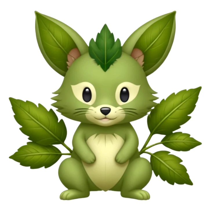  Fey Toony Sprigatito-Bayleaf-fusion-hybrid sticker