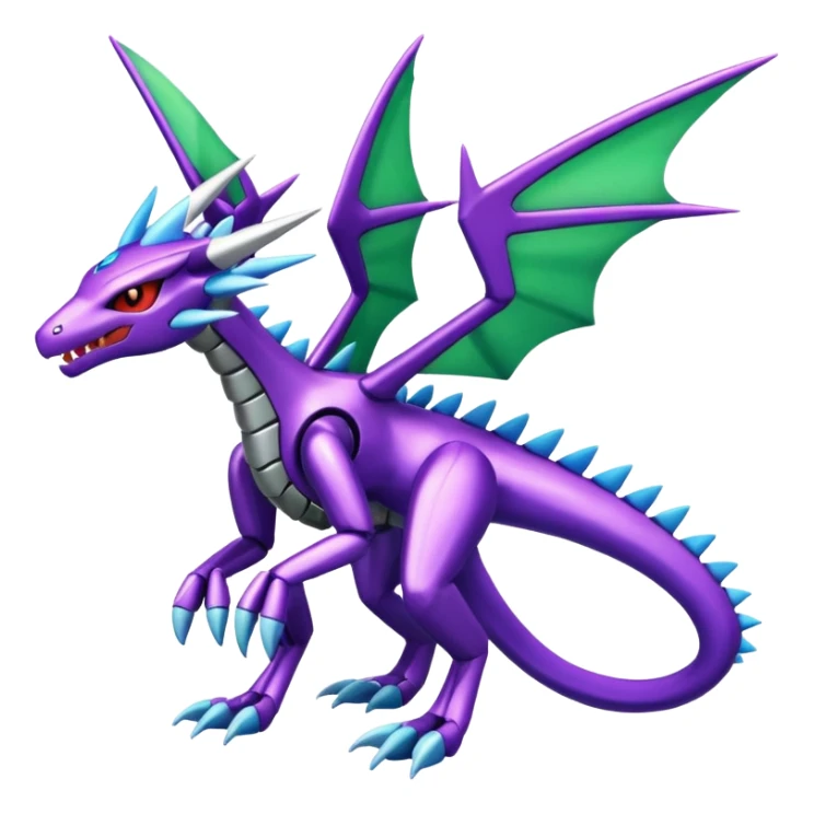 Dialga-Genesect-Zeraora-Flygon-fusion sticker