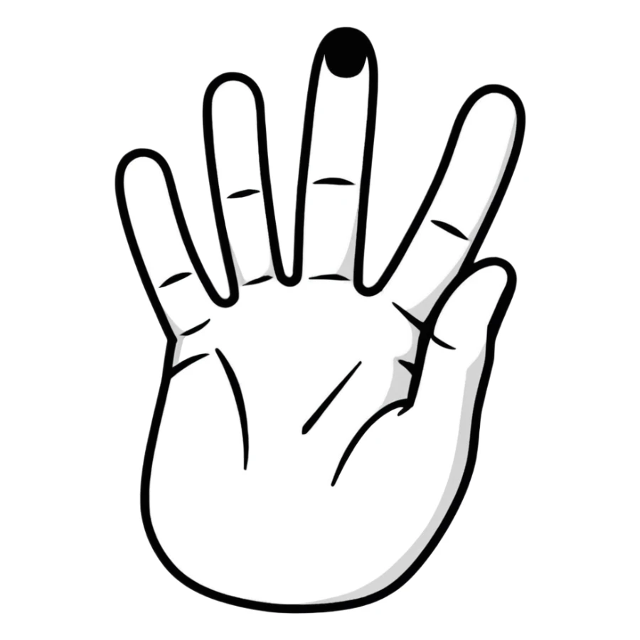 Fingers In a vagina sticker