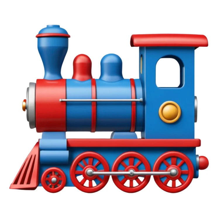train toy made of wood only sticker
