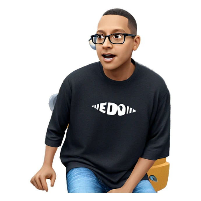 outdoor portrait of a man sticker