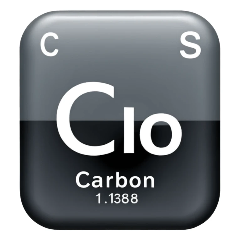 Periodic Table C is Carbon in a Pencil sticker
