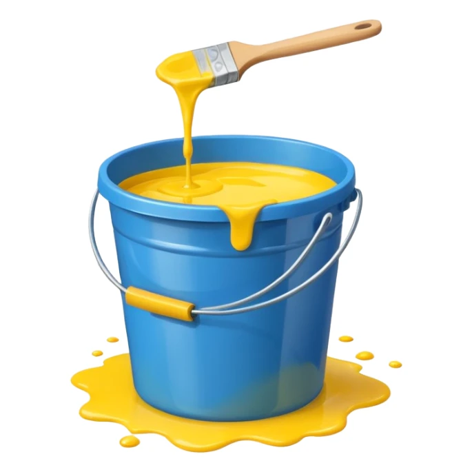 color bucket from photoshop sticker
