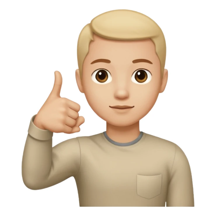 Dab (una persona con el brazo izquierdo estirado y el brazo derecho el codo doblado y en direccion para el lado izquierdo) sticker